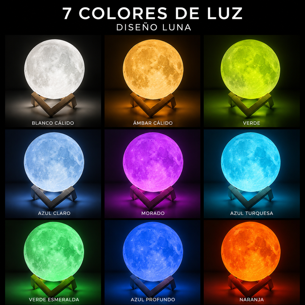 Lámpara Luna Serena