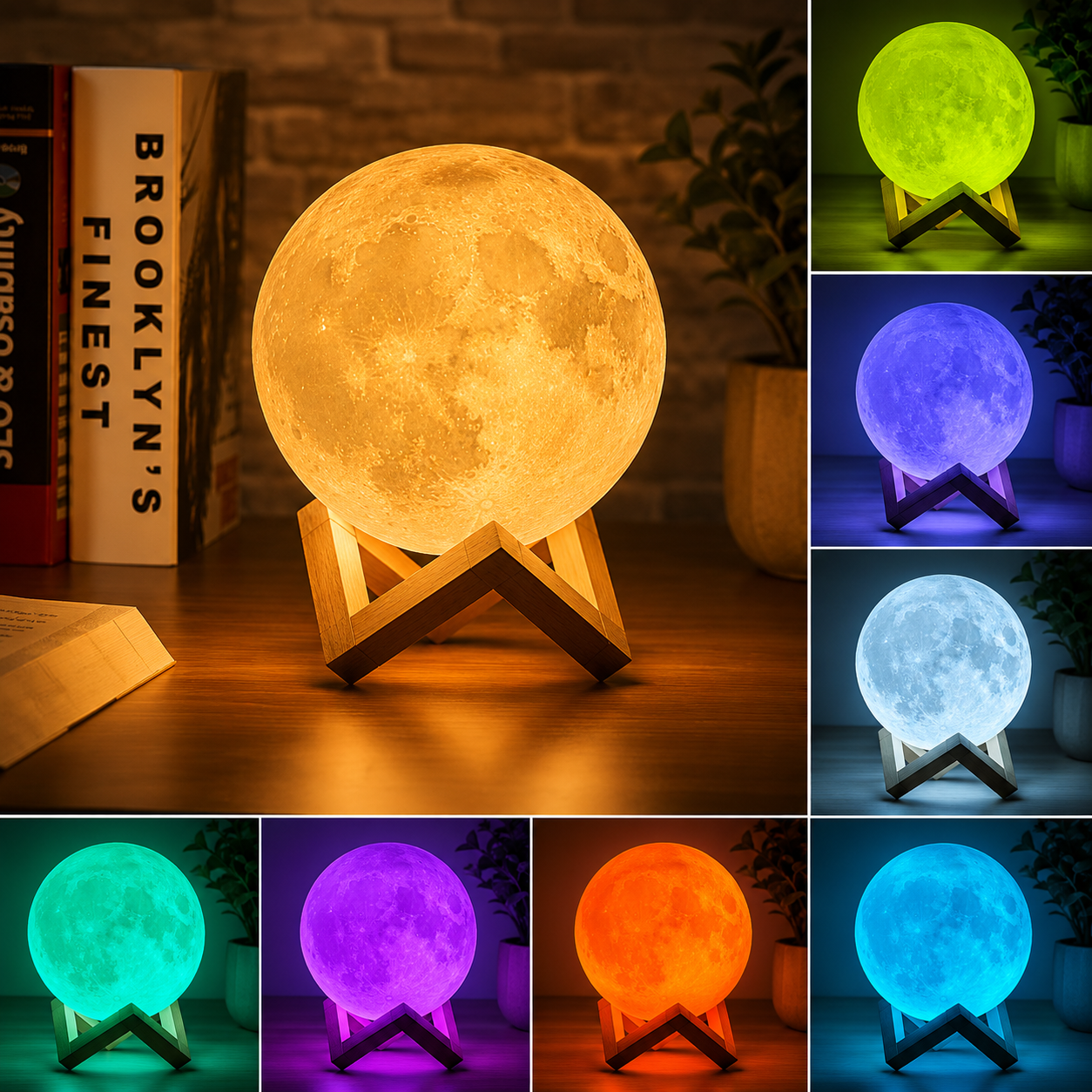 Lámpara Luna Serena