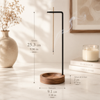 Porta Incienso Invertido de Madera