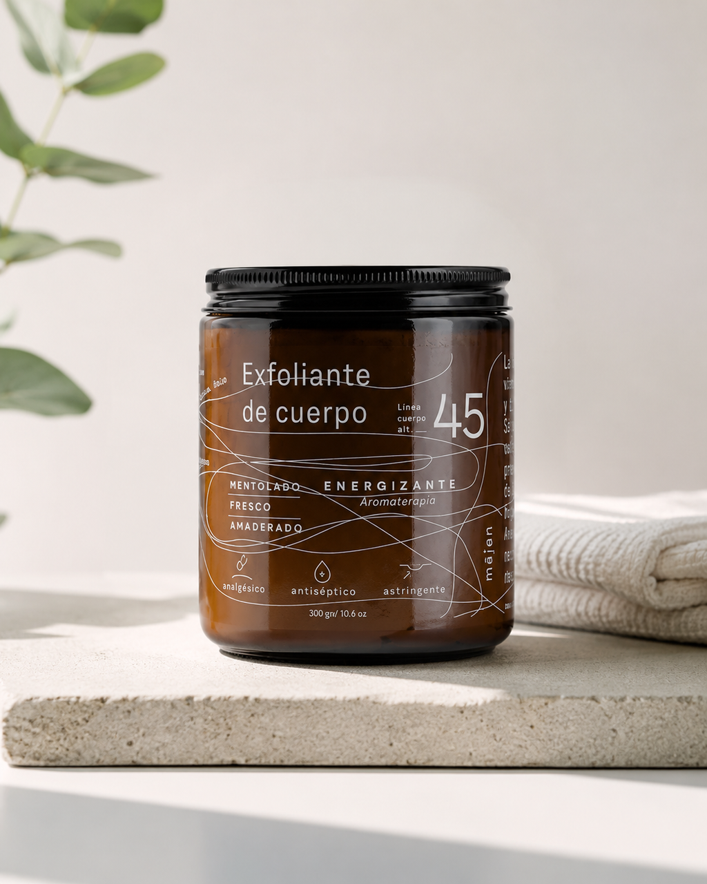 Exfoliante Corporal Energizante de Romero - Majen
