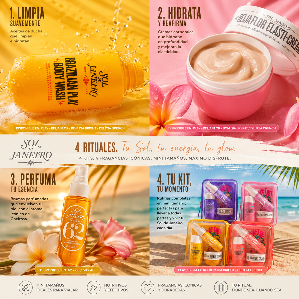 Kit Sol de Janeiro – Ritual Glow Brasileño