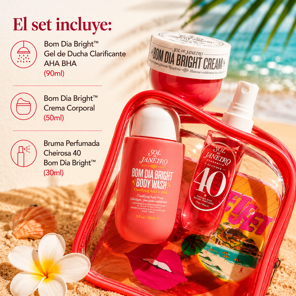 Kit Sol de Janeiro – Ritual Glow Brasileño