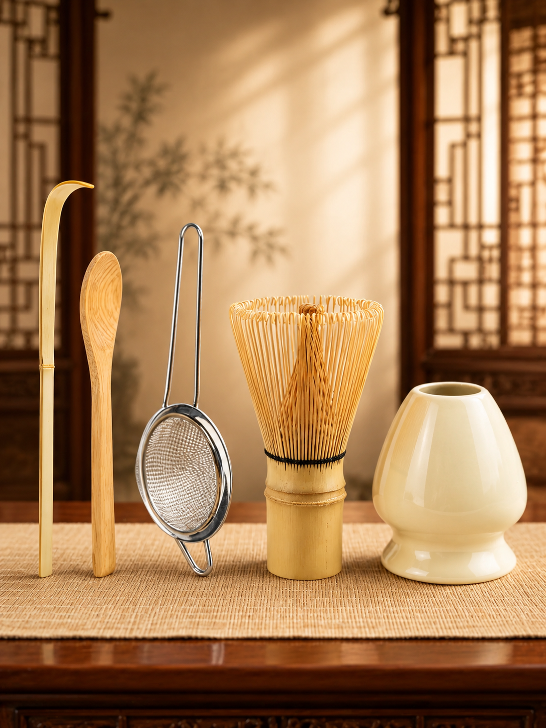 Set de Matcha Artesanal 5 Piezas – Ritual Japonés de Té