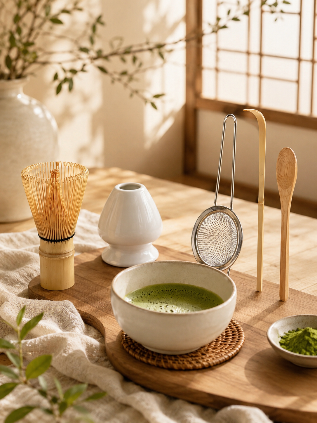 Set de Matcha Artesanal 5 Piezas – Ritual Japonés de Té