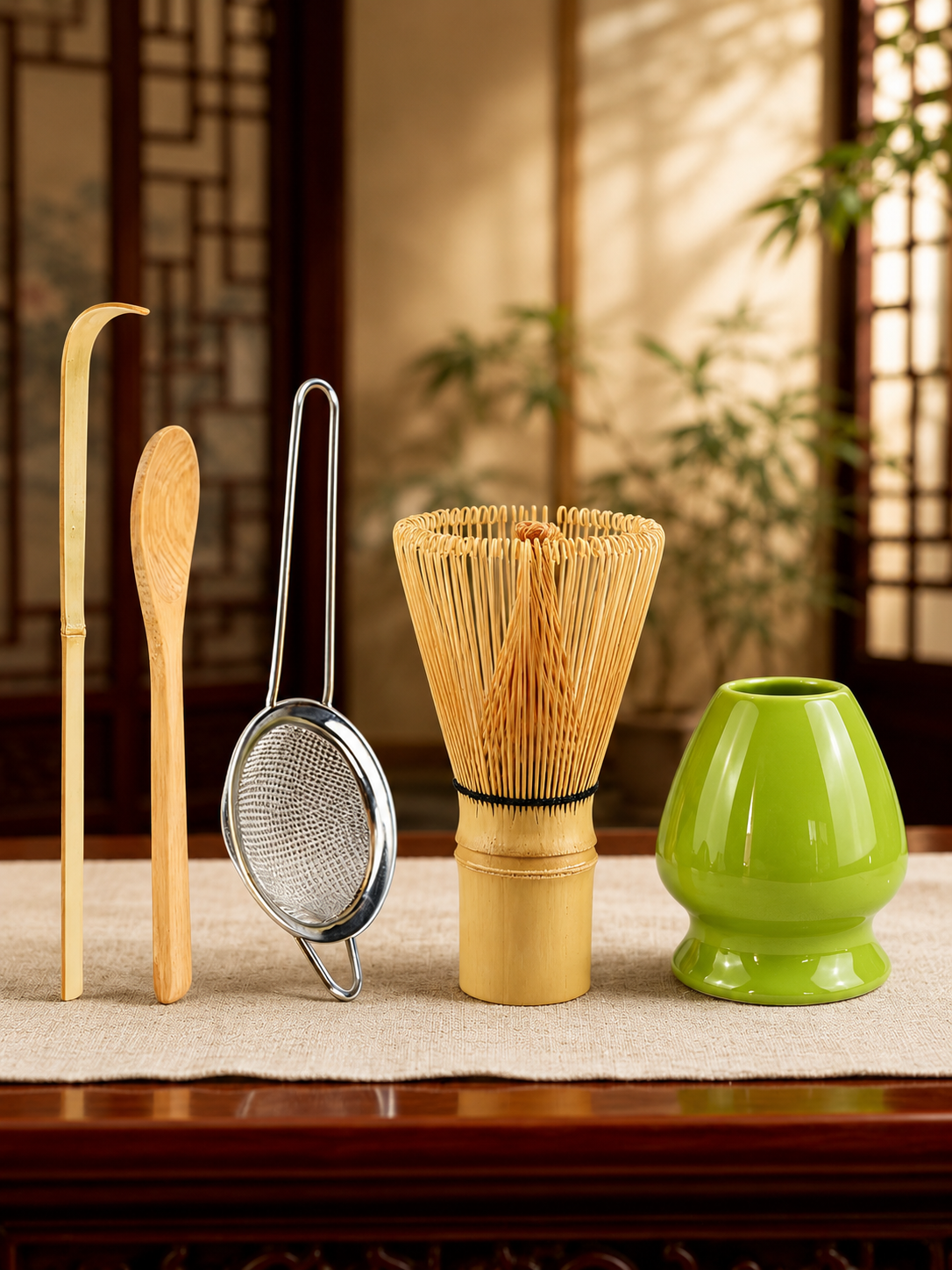 Set de Matcha Artesanal 5 Piezas – Ritual Japonés de Té