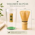 🍵 Chasen Japonés – Batidor de Bambú para Matcha con Estuche