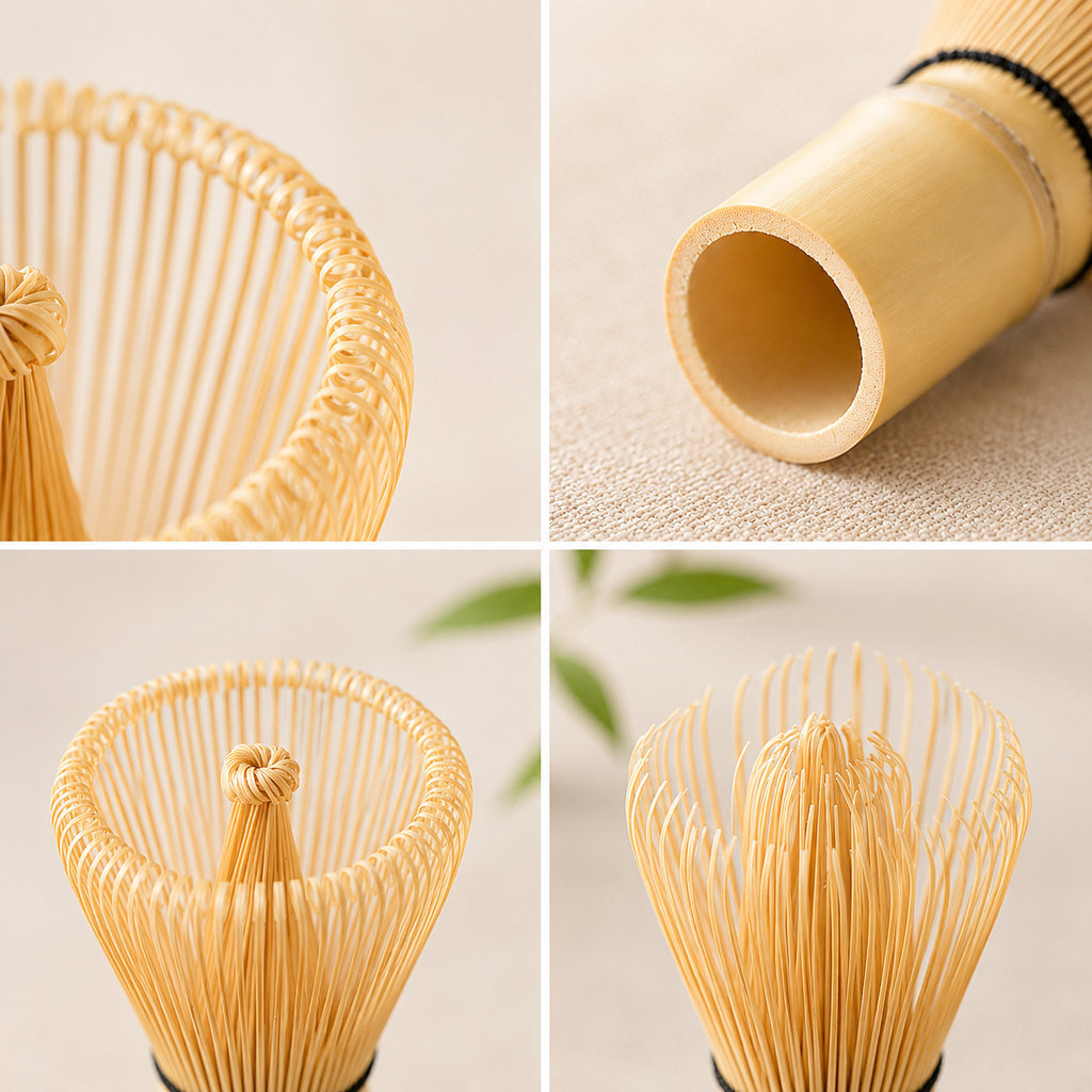 🍵 Chasen Japonés – Batidor de Bambú para Matcha con Estuche