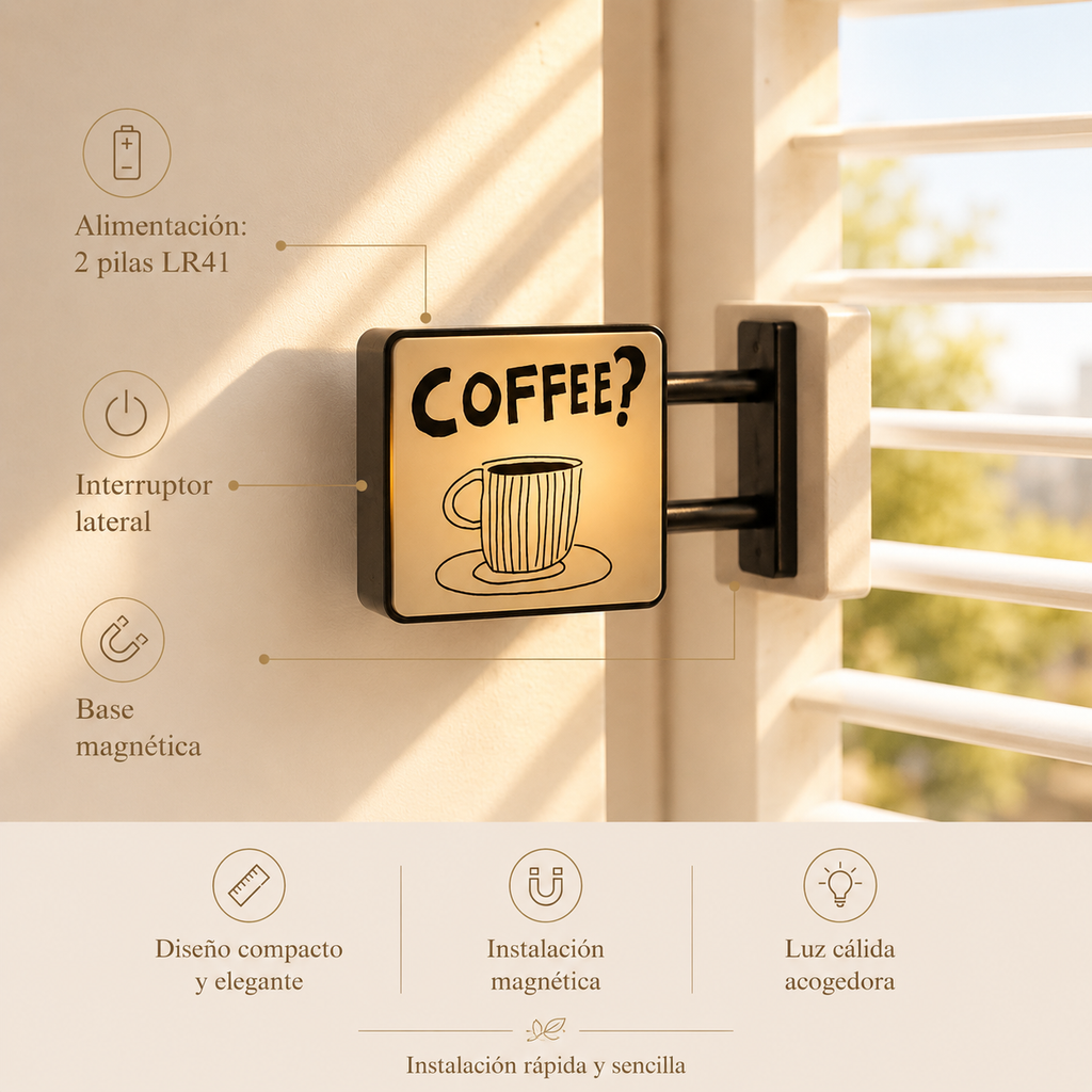 Luz Decorativa Momento Café