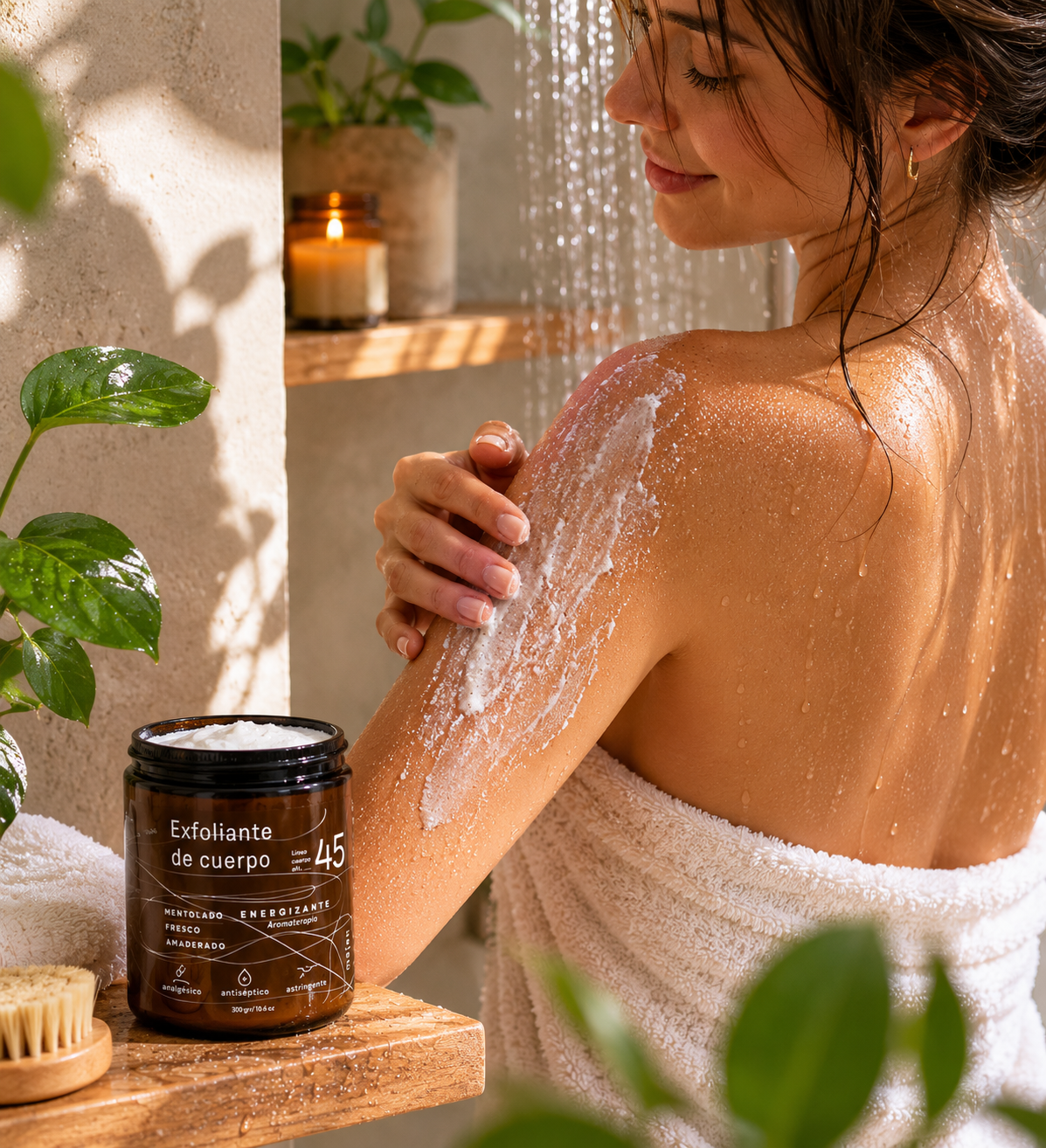 Exfoliante Corporal Energizante de Romero - Majen