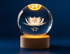Lámpara Esfera Cristal 3D