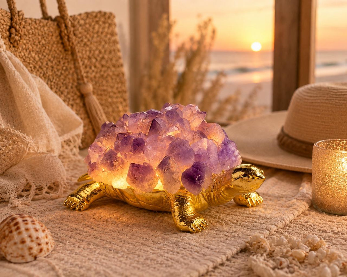 Lámpara Tortuga Mineral